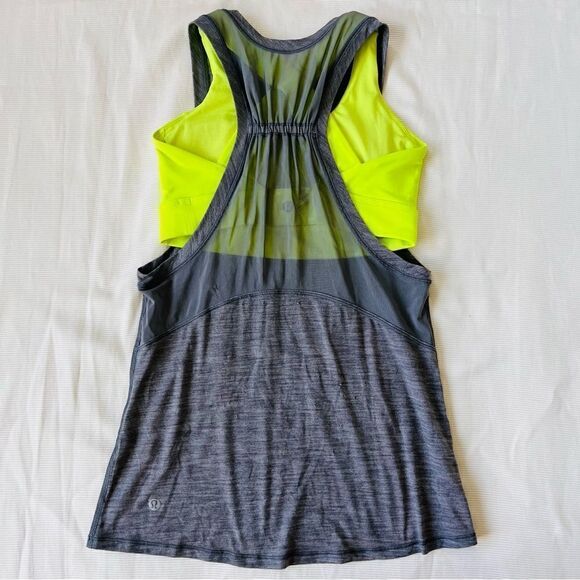 Lululemon Womens Top Work Out Tank Sports Bra Yoga Gym Workout Fitness Used 4 - Picture 3 of 6